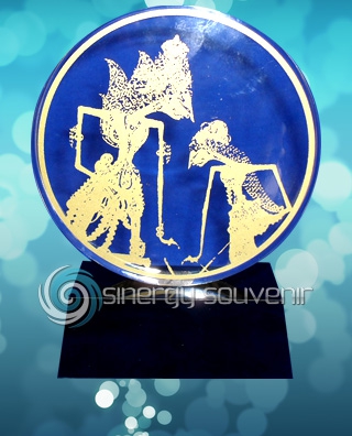 Plakat wayang arjuna & dewi shinta