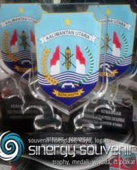 plakat  akrilik Banuanta kalimantan utara