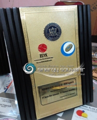 Plakat kayu standar motif garis